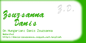 zsuzsanna danis business card